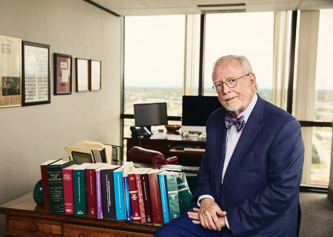 Thomas Carver in his Springfield office